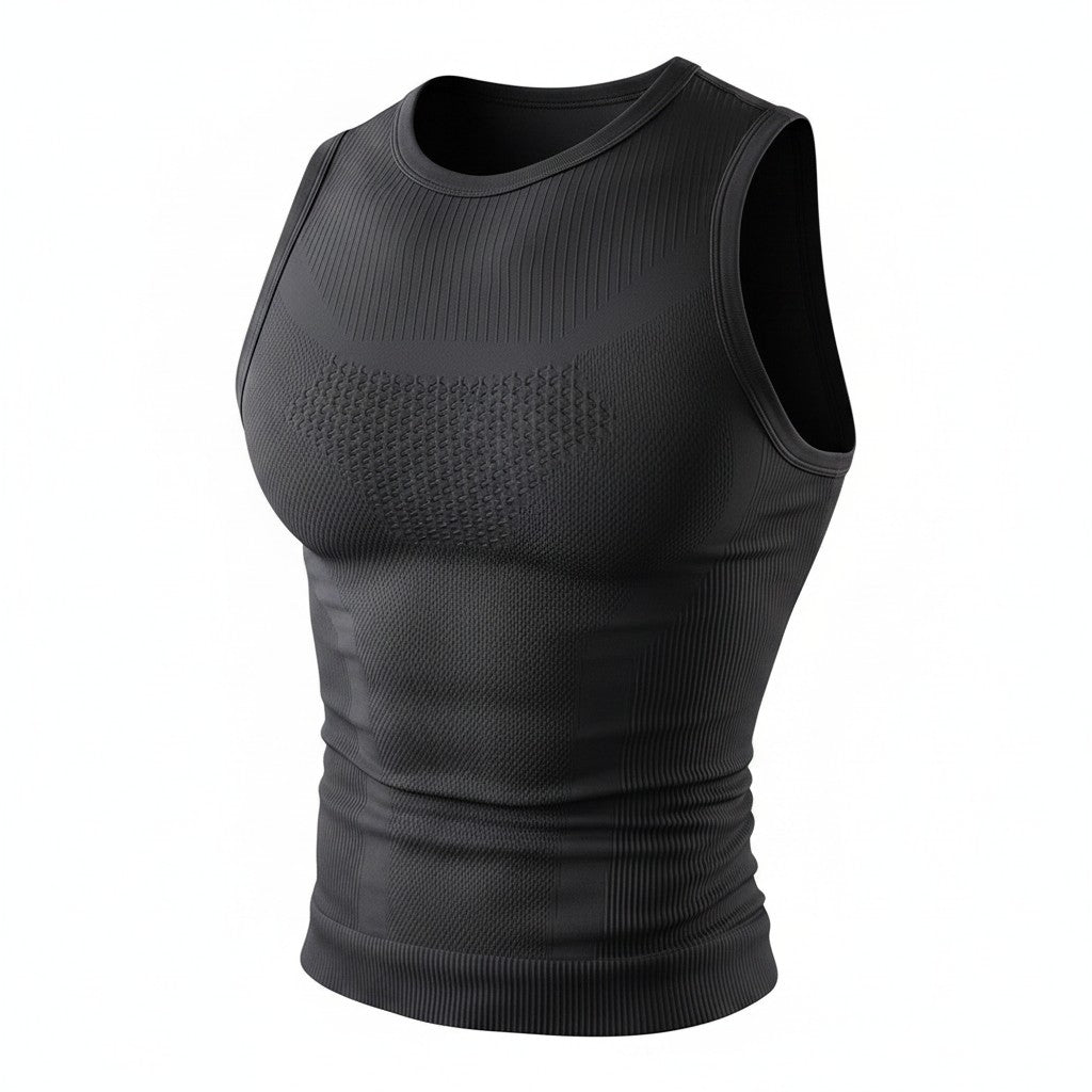 Textured Compression Tank Tees