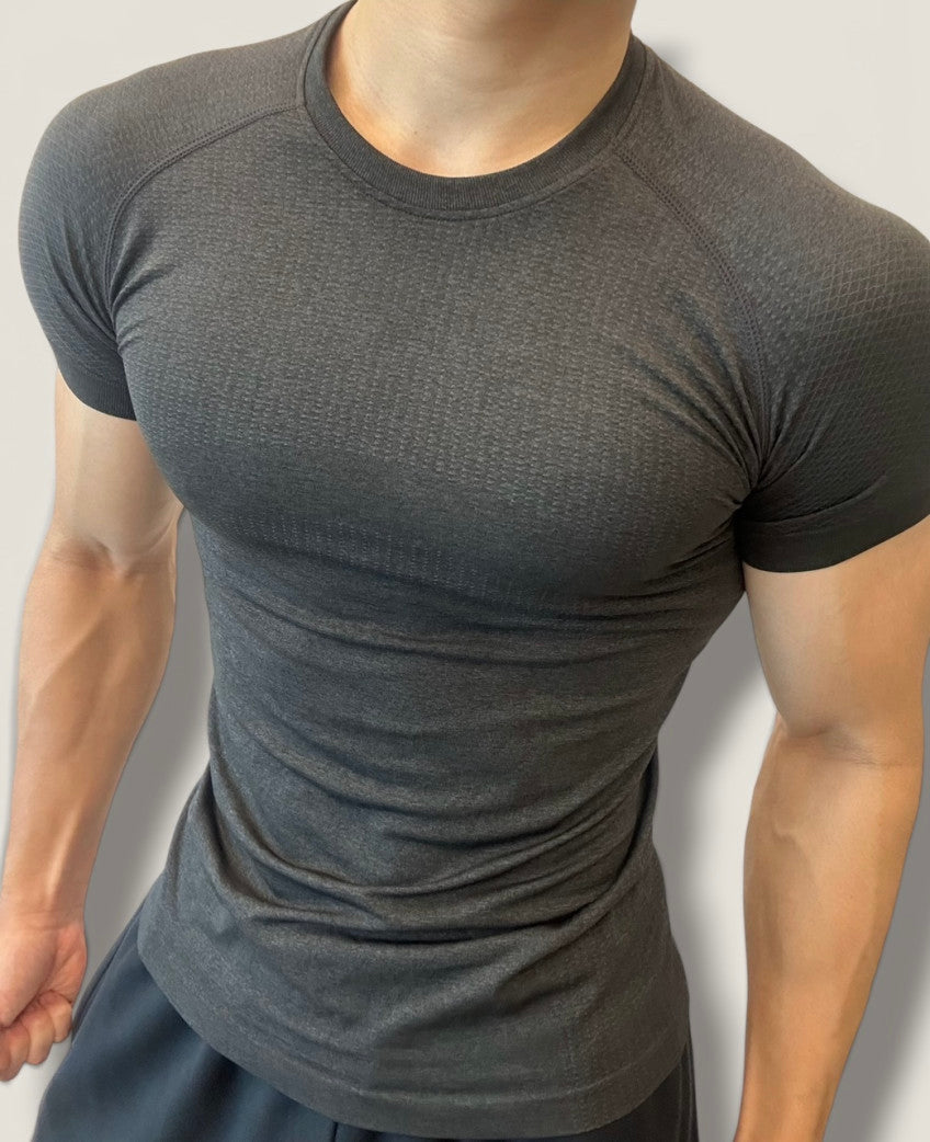Basic jacquard Seamless Compression Tees